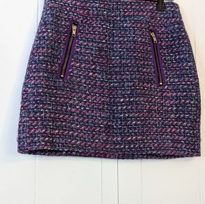 J Crew tweed skirt